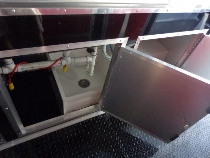 Concession Trailer 8.5'x53' Gooseneck BBQ Catering Food Smoker Event (Red) 50 Concession Trailer 8.5'x53' Gooseneck BBQ Catering Food Smoker Event (Red) - Image 50