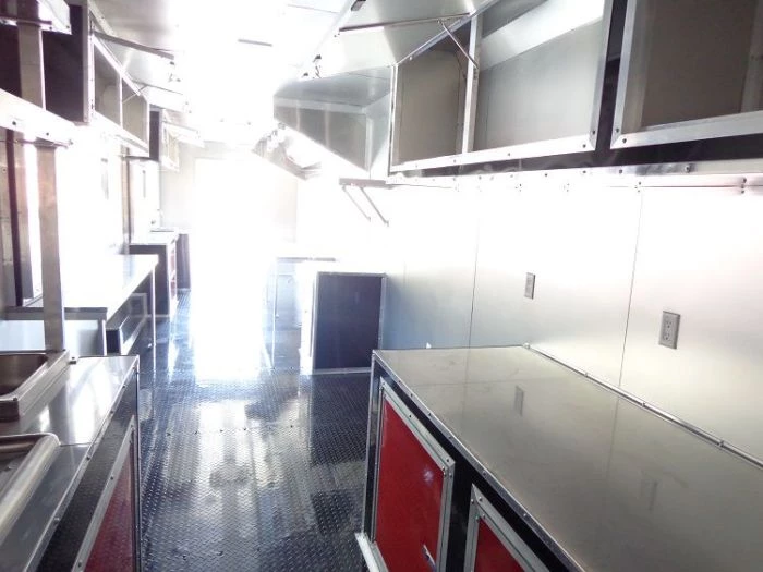 Concession Trailer 8.5'x53' Gooseneck BBQ Catering Food Smoker Event (Red) 75 Concession Trailer 8.5'x53' Gooseneck BBQ Catering Food Smoker Event (Red) - Image 75