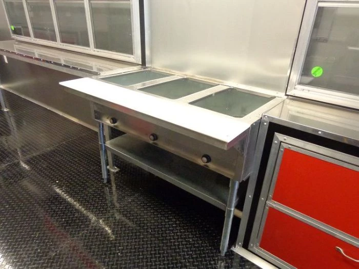 Concession Trailer 8.5'x53' Gooseneck BBQ Catering Food Smoker Event (Red) 28 Concession Trailer 8.5'x53' Gooseneck BBQ Catering Food Smoker Event (Red) - Image 28