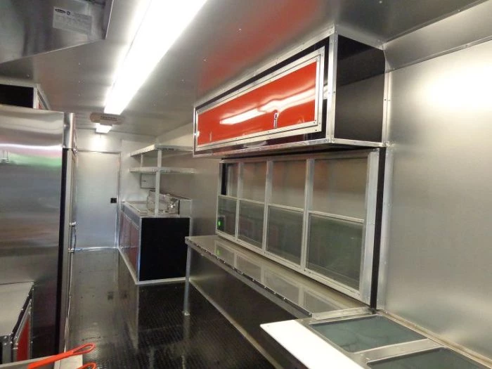 Concession Trailer 8.5'x53' Gooseneck BBQ Catering Food Smoker Event (Red) 15 Concession Trailer 8.5'x53' Gooseneck BBQ Catering Food Smoker Event (Red) - Image 15