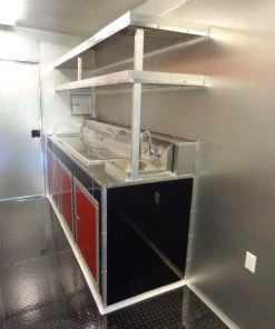 Concession Trailer 8.5'x53' Gooseneck BBQ Catering Food Smoker Event (Red) 116 Concession Trailer 8.5'x53' Gooseneck BBQ Catering Food Smoker Event (Red) -Cheap Concession Trailers Shop dsc01128 1