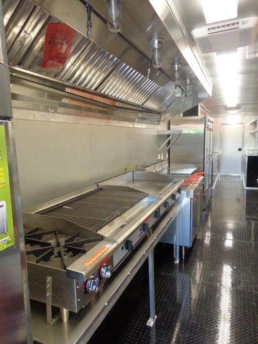 Concession Trailer 8.5'x53' Gooseneck BBQ Catering Food Smoker Event (Red) 27 Concession Trailer 8.5'x53' Gooseneck BBQ Catering Food Smoker Event (Red) - Image 27