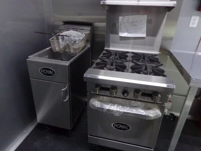 8.5' x 20' Black Concession Food Trailer With Appliances 18 8.5' x 20' Black Concession Food Trailer With Appliances - Image 18