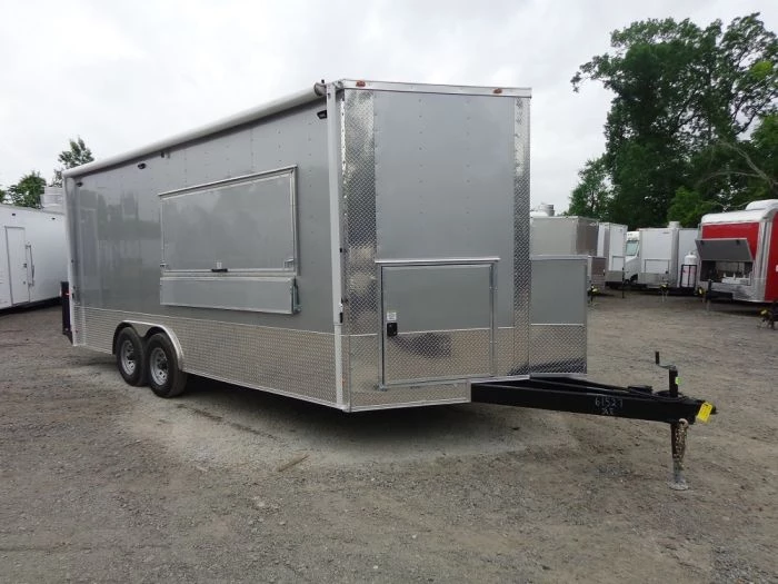 8.5' x 20' Silver Frost Concession Food Trailer With Appliances 24 8.5' x 20' Silver Frost Concession Food Trailer With Appliances - Image 24