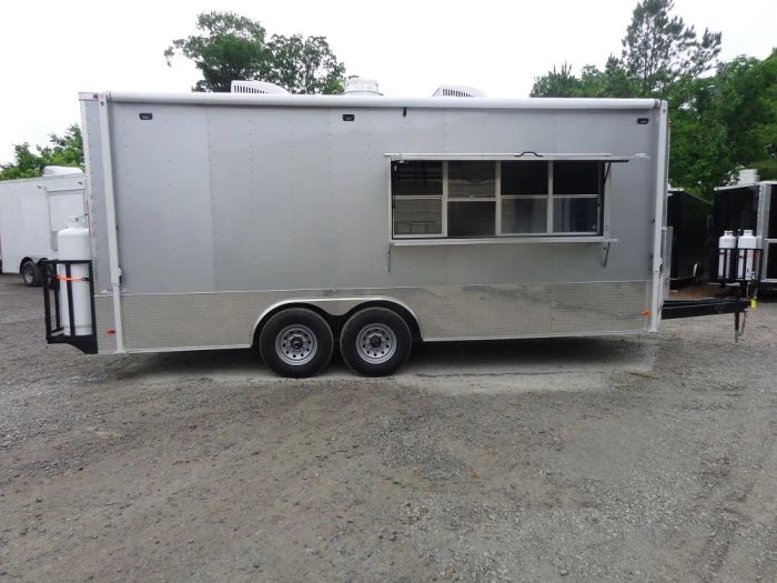 8.5' x 20' Silver Frost Concession Food Trailer With Appliances 3 8.5' x 20' Silver Frost Concession Food Trailer With Appliances - Image 3