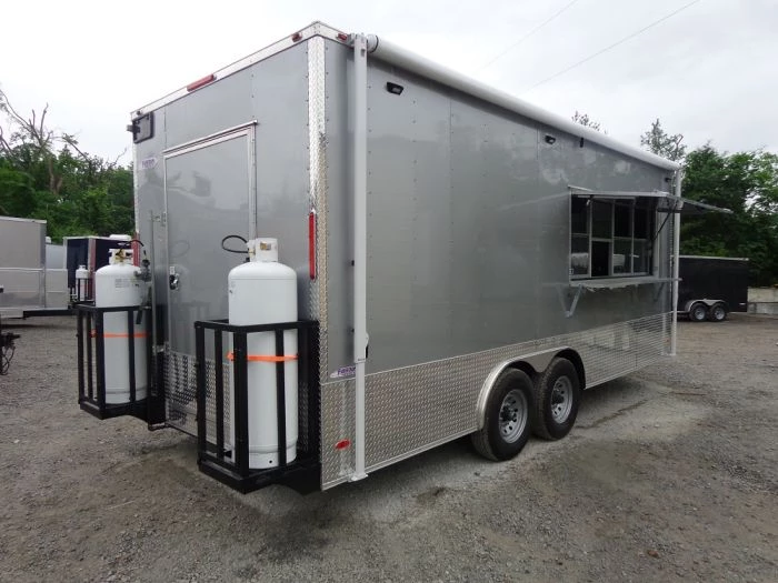 8.5' x 20' Silver Frost Concession Food Trailer With Appliances 21 8.5' x 20' Silver Frost Concession Food Trailer With Appliances - Image 21