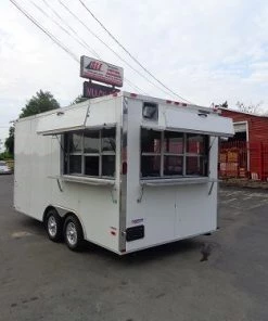 Concession Trailer 8.5'x16' White - Event Food Catering Enclosed Kitchen -Cheap Concession Trailers Shop dsc01501 3