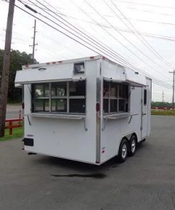 Concession Trailer 8.5'x16' White - Event Food Catering Enclosed Kitchen -Cheap Concession Trailers Shop dsc01502 2