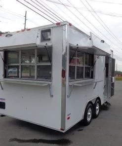 Concession Trailer 8.5'x16' White - Event Food Catering Enclosed Kitchen -Cheap Concession Trailers Shop dsc01521 2