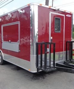 Concession Trailer 8.5' x 20' Red - Custom Enclosed Event Food Kitchen -Cheap Concession Trailers Shop dsc01687 1
