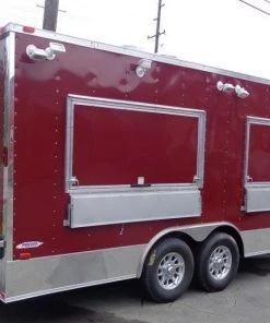 Concession Trailer 8.5' x 20' Red - Custom Enclosed Event Food Kitchen -Cheap Concession Trailers Shop dsc01689 1