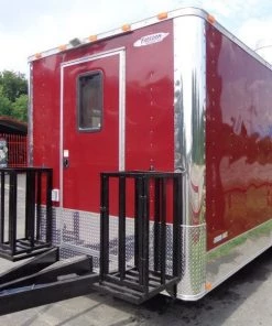 Concession Trailer 8.5' x 20' Red - Custom Enclosed Event Food Kitchen -Cheap Concession Trailers Shop dsc01696