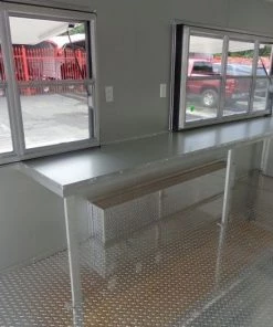 Concession Trailer 8.5' x 20' Red - Custom Enclosed Event Food Kitchen -Cheap Concession Trailers Shop dsc01712