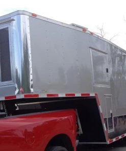 Concession Trailer 8.5'x36' Gray - Gooseneck Enclosed Event Food Kitchen -Cheap Concession Trailers Shop dsc01796 2