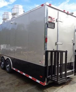 Concession Trailer 8.5'x36' Gray - Gooseneck Enclosed Event Food Kitchen -Cheap Concession Trailers Shop dsc01800 2
