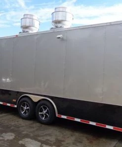 Concession Trailer 8.5'x36' Gray - Gooseneck Enclosed Event Food Kitchen -Cheap Concession Trailers Shop dsc01801 2