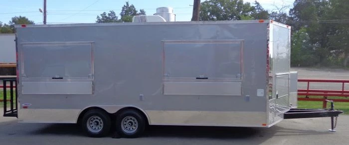 Concession Trailer 8.5' x 20' (Silver frost) Vending Enclosed Catering Kitchen 29 Concession Trailer 8.5' x 20' (Silver frost) Vending Enclosed Catering Kitchen - Image 29