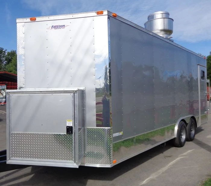 Concession Trailer 8.5' x 20' (Silver frost) Vending Enclosed Catering Kitchen 31 Concession Trailer 8.5' x 20' (Silver frost) Vending Enclosed Catering Kitchen - Image 31