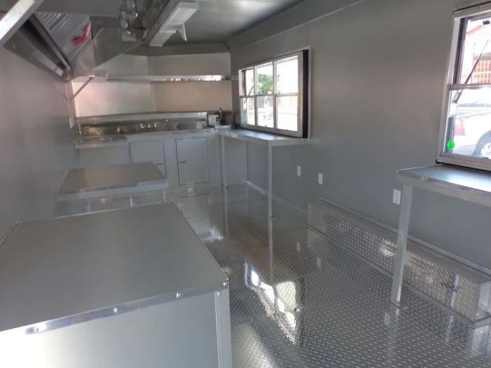 Concession Trailer 8.5' x 20' (Silver frost) Vending Enclosed Catering Kitchen 20 Concession Trailer 8.5' x 20' (Silver frost) Vending Enclosed Catering Kitchen - Image 20