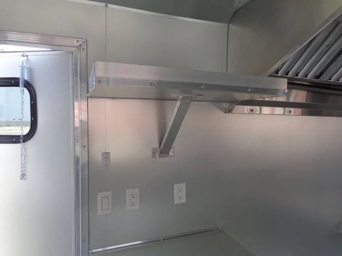 Concession Trailer 8.5' x 20' (Silver frost) Vending Enclosed Catering Kitchen 6 Concession Trailer 8.5' x 20' (Silver frost) Vending Enclosed Catering Kitchen - Image 6