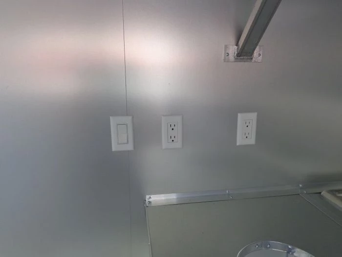 Concession Trailer 8.5' x 20' (Silver frost) Vending Enclosed Catering Kitchen 7 Concession Trailer 8.5' x 20' (Silver frost) Vending Enclosed Catering Kitchen - Image 7