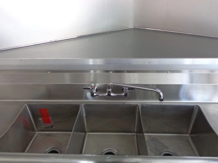 Concession Trailer 8.5' x 20' (Silver frost) Vending Enclosed Catering Kitchen 10 Concession Trailer 8.5' x 20' (Silver frost) Vending Enclosed Catering Kitchen - Image 10