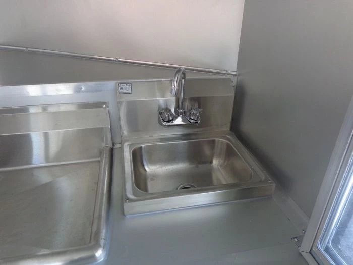 Concession Trailer 8.5' x 20' (Silver frost) Vending Enclosed Catering Kitchen 13 Concession Trailer 8.5' x 20' (Silver frost) Vending Enclosed Catering Kitchen - Image 13