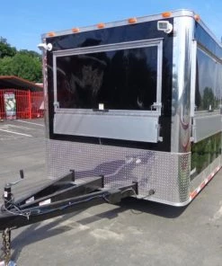 Concession Trailer 8.5'x30' Black - BBQ Smoker Event Food Catering -Cheap Concession Trailers Shop dsc02161