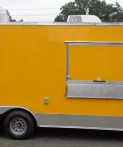 Concession Trailer 8.5' x 20' (Yellow) Enclosed Vending Food Custom -Cheap Concession Trailers Shop dsc02348 1