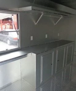 Concession Trailer 8.5' x 20' (Yellow) Enclosed Vending Food Custom -Cheap Concession Trailers Shop dsc02357 1