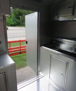 Concession Trailer 8.5' x 20' (Yellow) Enclosed Vending Food Custom -Cheap Concession Trailers Shop dsc02367 1