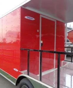 Concession Trailer 8.5' x 24' Red - BBQ Event Food Catering -Cheap Concession Trailers Shop dsc02396 1