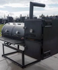 BBQ Smoker 250 Gallon Reverse Flow Patio BBQ Cooker Grill Box -Cheap Concession Trailers Shop dsc02500 2