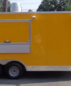 Concession 8.5'x16' Trailer Yellow - Enclosed Event Food Catering -Cheap Concession Trailers Shop dsc02746 1