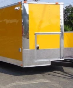 Concession 8.5'x16' Trailer Yellow - Enclosed Event Food Catering -Cheap Concession Trailers Shop dsc02757 1