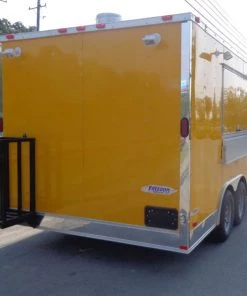 Concession 8.5'x16' Trailer Yellow - Enclosed Event Food Catering -Cheap Concession Trailers Shop dsc02762 1