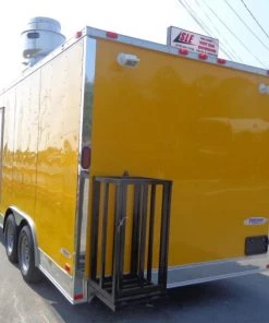 Concession 8.5'x16' Trailer Yellow - Enclosed Event Food Catering -Cheap Concession Trailers Shop dsc02764 1