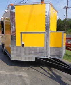 Concession 8.5'x16' Trailer Yellow - Enclosed Event Food Catering -Cheap Concession Trailers Shop dsc02767 1