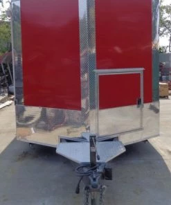Concession Trailer 8.5'x20' Red - Catering BBQ Food Enclosed Kitchen -Cheap Concession Trailers Shop dsc03050 1