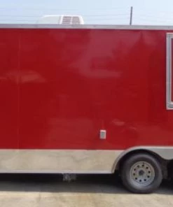 Concession Trailer 8.5'x20' Red - Catering BBQ Food Enclosed Kitchen -Cheap Concession Trailers Shop dsc03052 1