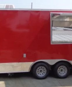 Concession Trailer 8.5'x20' Red - Catering BBQ Food Enclosed Kitchen -Cheap Concession Trailers Shop dsc03058 1