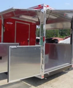 Concession Trailer 8.5'x20' Red - Catering BBQ Food Enclosed Kitchen -Cheap Concession Trailers Shop dsc03059 1