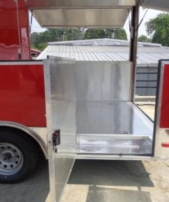 Concession Trailer 8.5'x20' Red - Catering BBQ Food Enclosed Kitchen -Cheap Concession Trailers Shop dsc03060 1