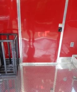 Concession Trailer 8.5'x20' Red - Catering BBQ Food Enclosed Kitchen -Cheap Concession Trailers Shop dsc03069 1