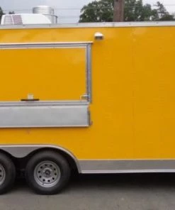 Concession 8.5'x16' Trailer Yellow - Enclosed Event Food Catering -Cheap Concession Trailers Shop dsc03258 1
