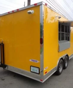 Concession 8.5'x16' Trailer Yellow - Enclosed Event Food Catering -Cheap Concession Trailers Shop dsc03283 1