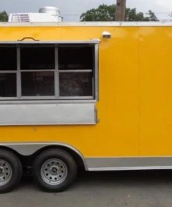 Concession 8.5'x16' Trailer Yellow - Enclosed Event Food Catering -Cheap Concession Trailers Shop dsc03285 1