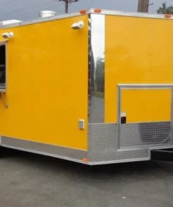 Concession 8.5'x16' Trailer Yellow - Enclosed Event Food Catering -Cheap Concession Trailers Shop dsc03286 1