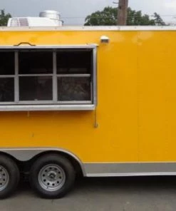 Concession 8.5'x16' Trailer Yellow - Enclosed Event Food Catering -Cheap Concession Trailers Shop dsc03287 1