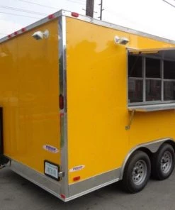 Concession 8.5'x16' Trailer Yellow - Enclosed Event Food Catering -Cheap Concession Trailers Shop dsc03288 1